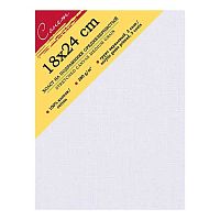 Холст на подрамнике 18*24см ЗХК "Сонет" E5305-B-18x24 хлоп.100%,380г/м2,сред.зерн.