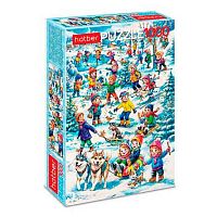 Пазлы 1000 ХАТ А2 Premium "Зимние радости" 35225