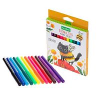 Фломастеры 12цв. ХАТ "ЖЖ-МЯУ" FP_093494 ECO,к/к европодвес