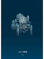 Книга учета А4 196л. Проф-Пресс (клетка) "Урбанизм" 196-3940 тв.обл.,глянц.лам.,офсет