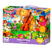 Пазл с развивающей игрой IQ  60эл. АЙРИС "С днём рождения" 27755 