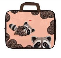 Сумка-планшет А4 ХАТ "Вот енот" 31126 текстиль,с ручками
