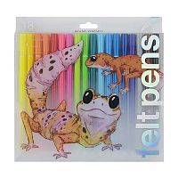 Фломастеры 18цв. BV "Cute Friends. Геккончик" 32-0025/01 вент.колп.,пластик./к