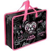 Папка пластик,с ручками А4 deVENTE "У меня лапки" 8057609 с расш.10см,400мкм,молния