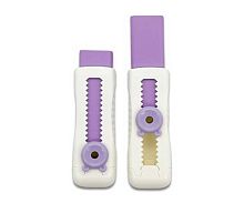 Ластик INTELLIGENT "Выдвижной" HL-2 прямоуг.,75*20*15мм,бел.пластик.корп.,асс.