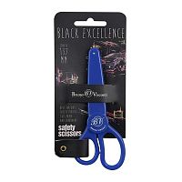 Ножницы детск. 13,7см BV "Black excellence. Машина" 60-0074 закругл.,с защитн.чехлом