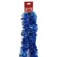 Мишура 2м 5см ЛЬДИНКА синяя 212475