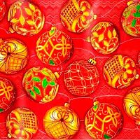 Бумага упак. НГ "Золотой праздник" 0,685*1м