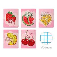 Тетрадь 96л. (клетка) АЛЬТ "Tutti fruiti" 7-96-1357 мел.карт.,мат.лам.,асс.