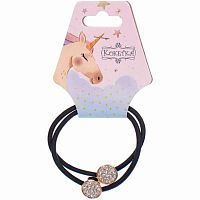 Резинки д/волос "Ежевика-чёрный" (2шт) 428-816