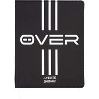 Дневник 1-11кл. deVENTE интегр.обл. "Over" 2021607 кож.зам.,бел.бум.,шелкогр.