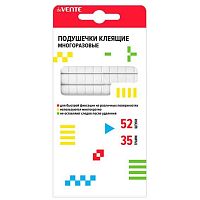 Подушечки клеящие deVENTE 4163302 многораз.,белые,32шт.