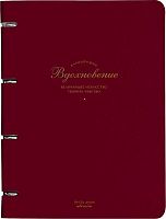Тетрадь на кольцах 120л. (клетка) А4 Be Smart "Feeling. Бордовая" N6355