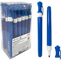 Маркер д/доски ATTOMEX "Ergonomy" 5040503 синий,2мм,кругл.корп.