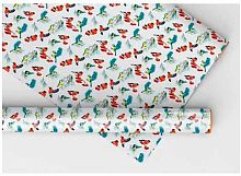 Бумага упак. А1 НГ "Снегири и синички на веточках" 15.16.02132