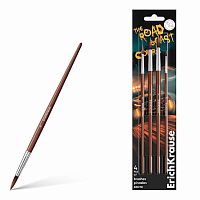 Набор кистей  4шт. EK "Road Beast" (пони д/акварели и гуаши) 62993 блист.