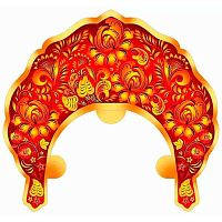 Кокошник "Народные узоры" 30001755 картон