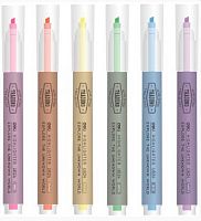 Набор маркеров текст.  6цв. DELI EU624 (2052658) флуор.,1-3,5мм,пэт-бокс