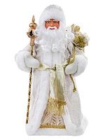 Фигурка НГ ФЕНИКС "Дед Мороз в золотистой шубке" 90707 ПВХ,полиэстер,20,5*12,5*41,5см