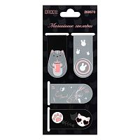 Закладки магнитные КОКОС "Cat club" (4шт) 260670 картон,25*55мм