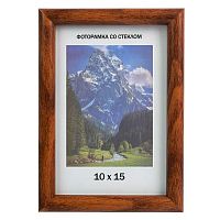 Фоторамка пластик 10*15см Радуга бук,ширина багета-12мм