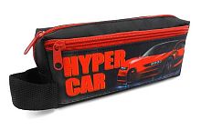 Пенал-косметичка ПЧЕЛКА 200*90*40 К-11 "Red car" печать на кармане,с ручкой