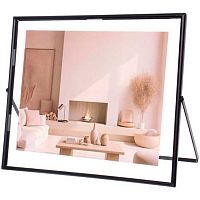 Фоторамка 20*25см "Black style" 640-1294 гориз.,метал.