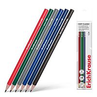 Карандаш ч/гр. EK "Deep Classic triangular" 60717 HB,трёхгр.