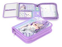 Пенал 1отд. 200*140 ХАТ "Floral Vibe" 74312 с 2-мя откид.планками,ткань/карт.