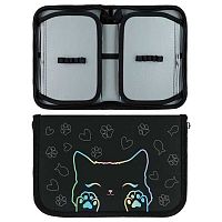 Пенал 1отд. 200*130*40 КОКОС "Cat's paw" ПО-42/261743 карт.,софт-тач,2 откидн.планки