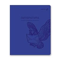 Тетрадь предм. 48л. SVETOCH пластик.обл. "Яркость по расписанию-Литература" Т289 (01869)(линейка)