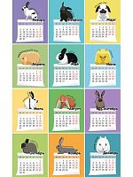 Календарь настенный Проф-Пресс 2023г. "Разнообразие кроликов" КМ-7611 с магнит.креп.